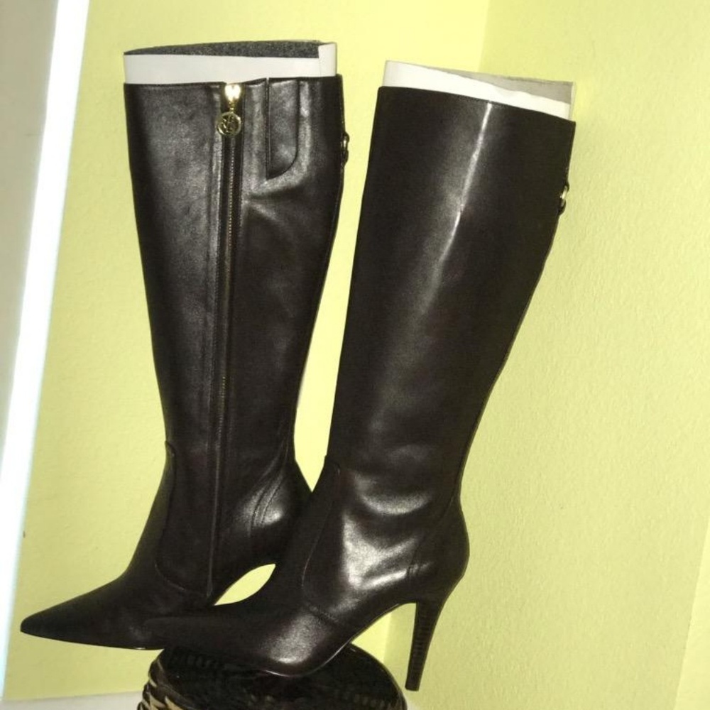 Ralph Lauren boots dark brown Amari